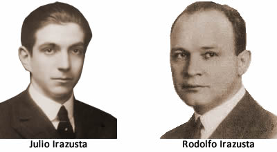 Rodolfo Irazusta y  Julio Irazusta
